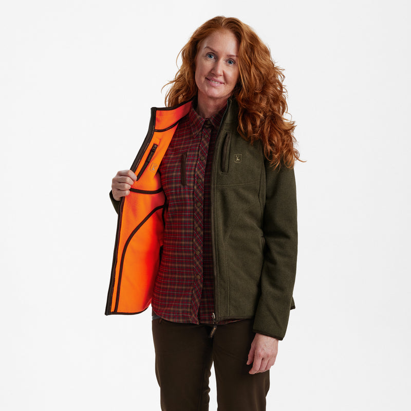 Deerhunter Lady Pam Bonded Fleecejakke - vendbar