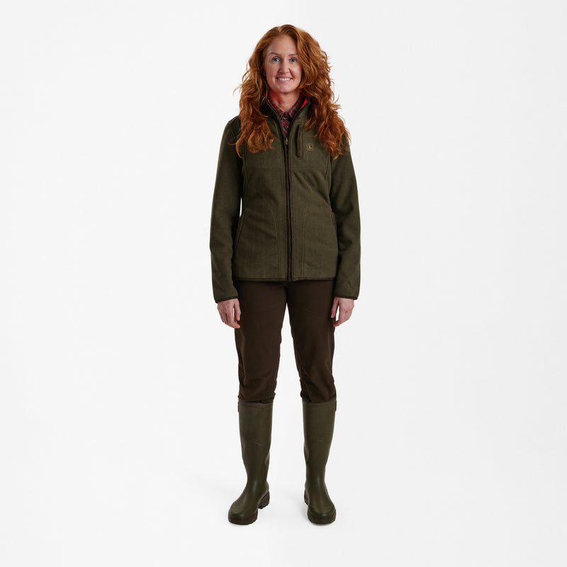Deerhunter Lady Pam Bonded Fleecejakke - vendbar