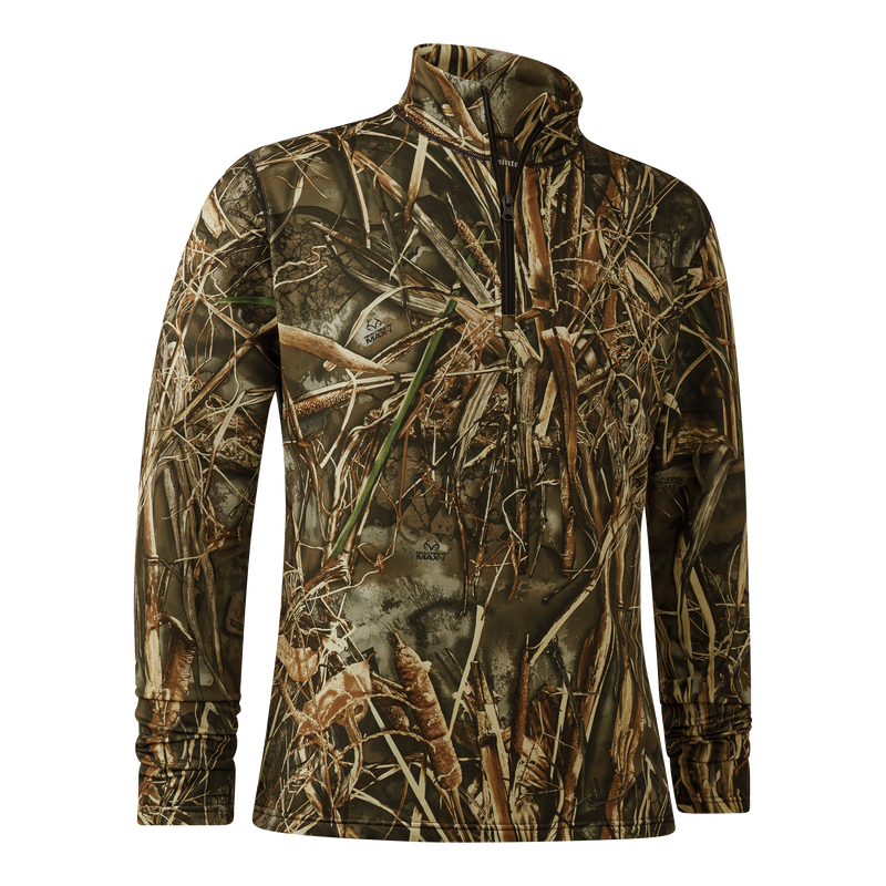 Deerhunter Game T-shirt L/S med lynlås i halsen