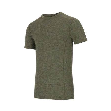 Hoggs of Fife 100% Merino Wool Crew Neck Base Layer Short Sleeve