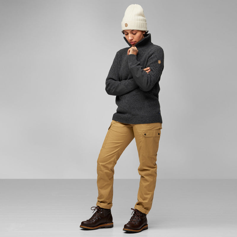 Fjällräven Övik Half Zip Knit W Strik