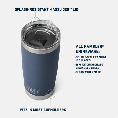 Yeti Rambler 20 Oz Tumbler (591 ml)