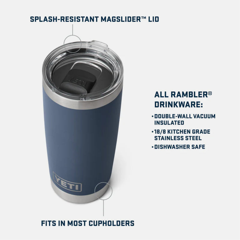 Yeti Rambler 20 Oz Tumbler (591 ml)