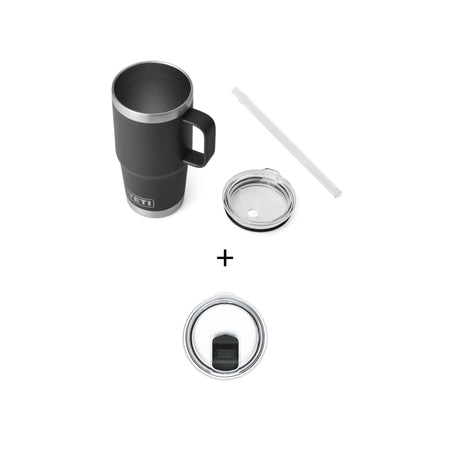 Yeti Rambler 25 Oz Straw Mug (739 ml) + magslider låg