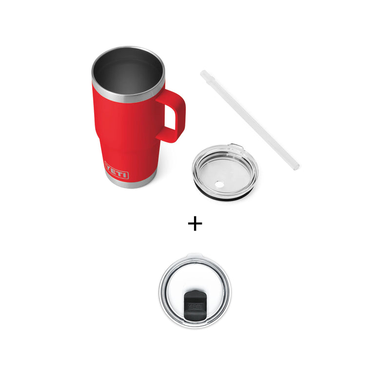 Yeti Rambler 25 Oz Straw Mug (739 ml) + magslider låg