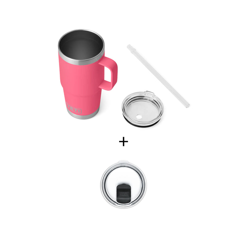 Yeti Rambler 25 Oz Straw Mug (739 ml) + magslider låg