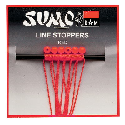 DAM Sumo line stopper rød 0.4x4mm - 6 stks linestopper