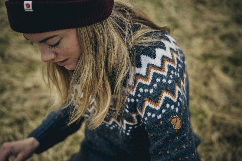 Fjällräven Övik Knit Roller Neck striksweater W