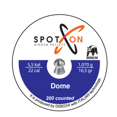 SpotOn Dome 5,5 mm hagl til luftgevær