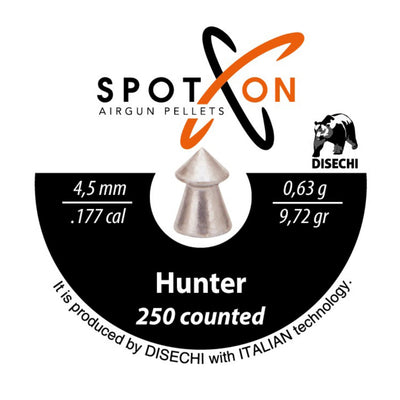 SpotOn Hunter 4,5 mm hagl til luftgevær